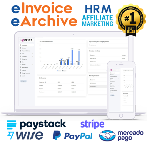 iOffice invoicing and expense tracking