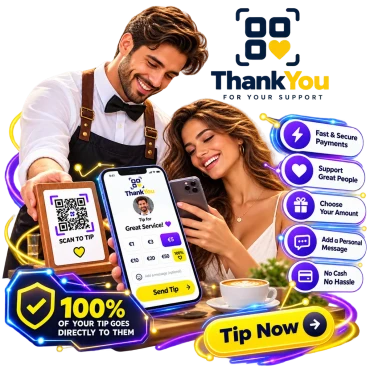 ThankYOU – QR tip collection ThankYOU QR code tip collection